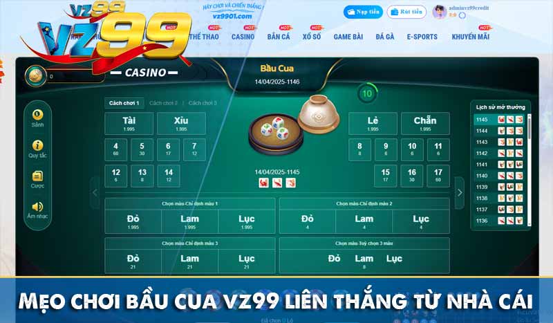 Bầu Cua VZ99 – Trải Nghiệm Tựa Game Hấp Dẫn Dễ Chơi Dễ Trúng Mẹo chơi bầu cua vz99 liên thắng từ nhà cái